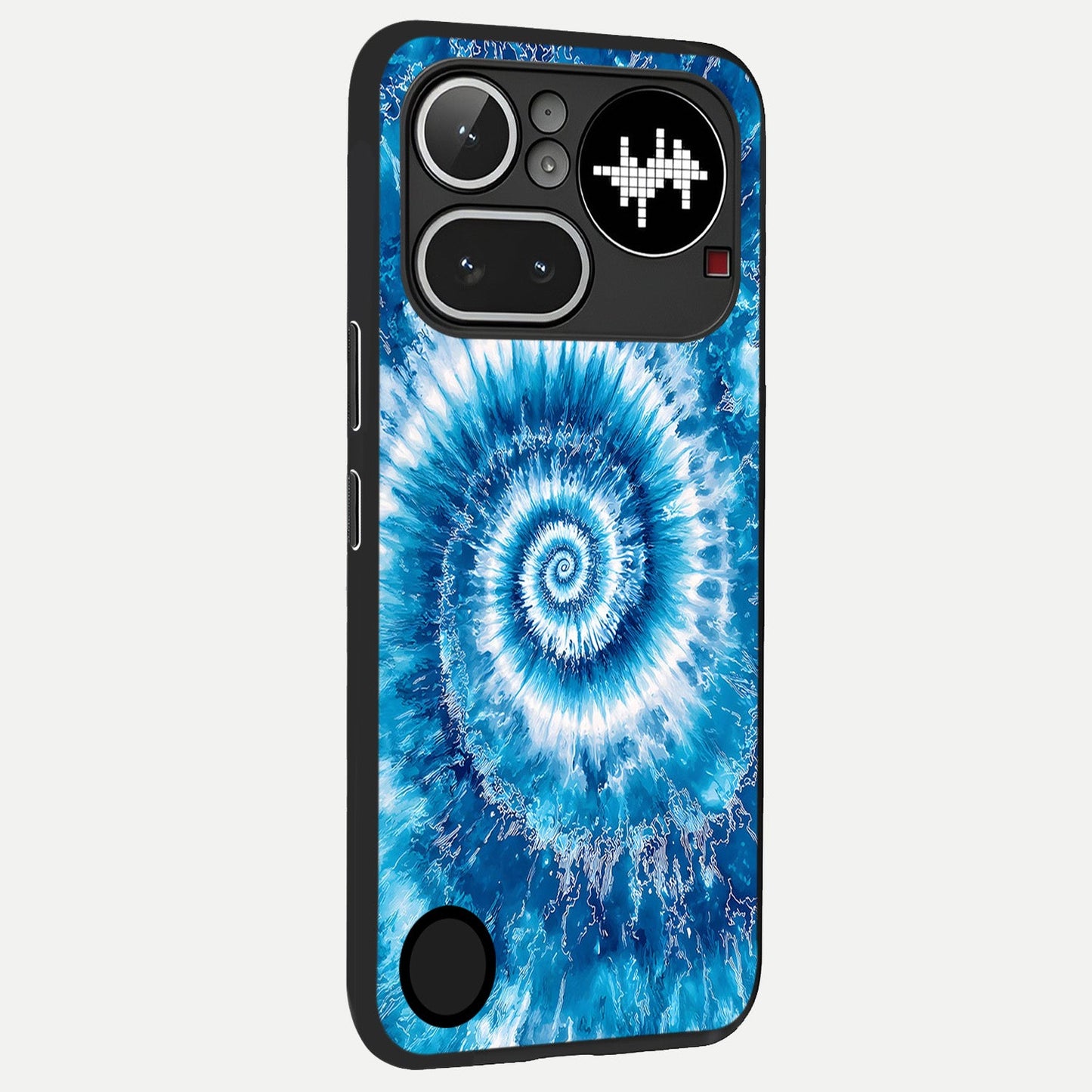Blue Galaxy Wave back cover For Nothing Phone 4A Pro slim fit glass case with vibrant aesthetic design