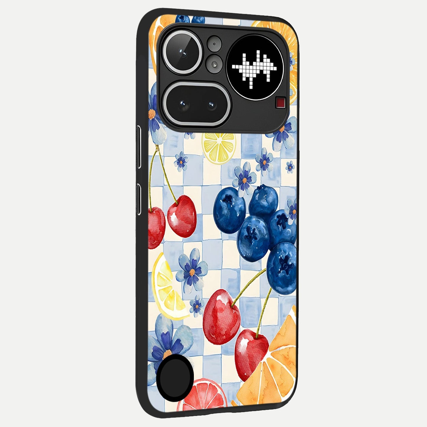 Citrus Bloom Joy back cover For Nothing Phone 4A Pro slim fit glass case with vibrant aesthetic design