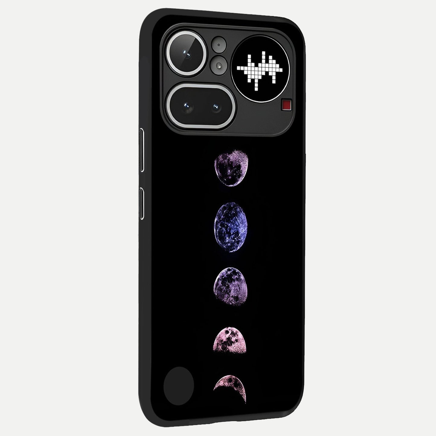 Crimson All Planets back cover For Nothing Phone 4A Pro slim fit glass case with vibrant aesthetic design