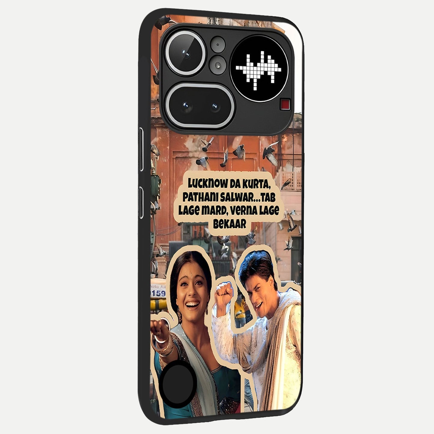 Desi Retro Vibes back cover For Nothing Phone 4A Pro slim fit glass case with vibrant aesthetic design