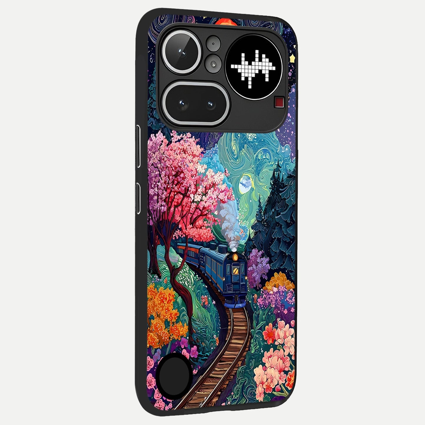 Digital Art back cover For Nothing Phone 4A Pro slim fit glass case with vibrant aesthetic design