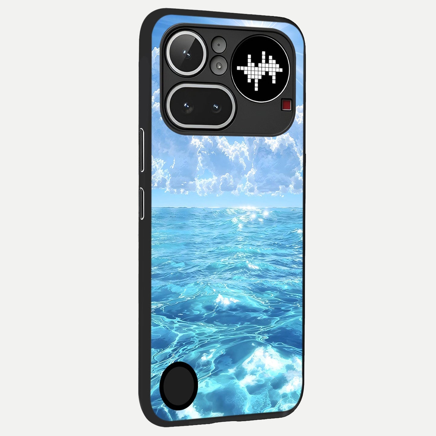 Endless Ocean Horizon back cover For Nothing Phone 4A Pro slim fit glass case with vibrant aesthetic design
