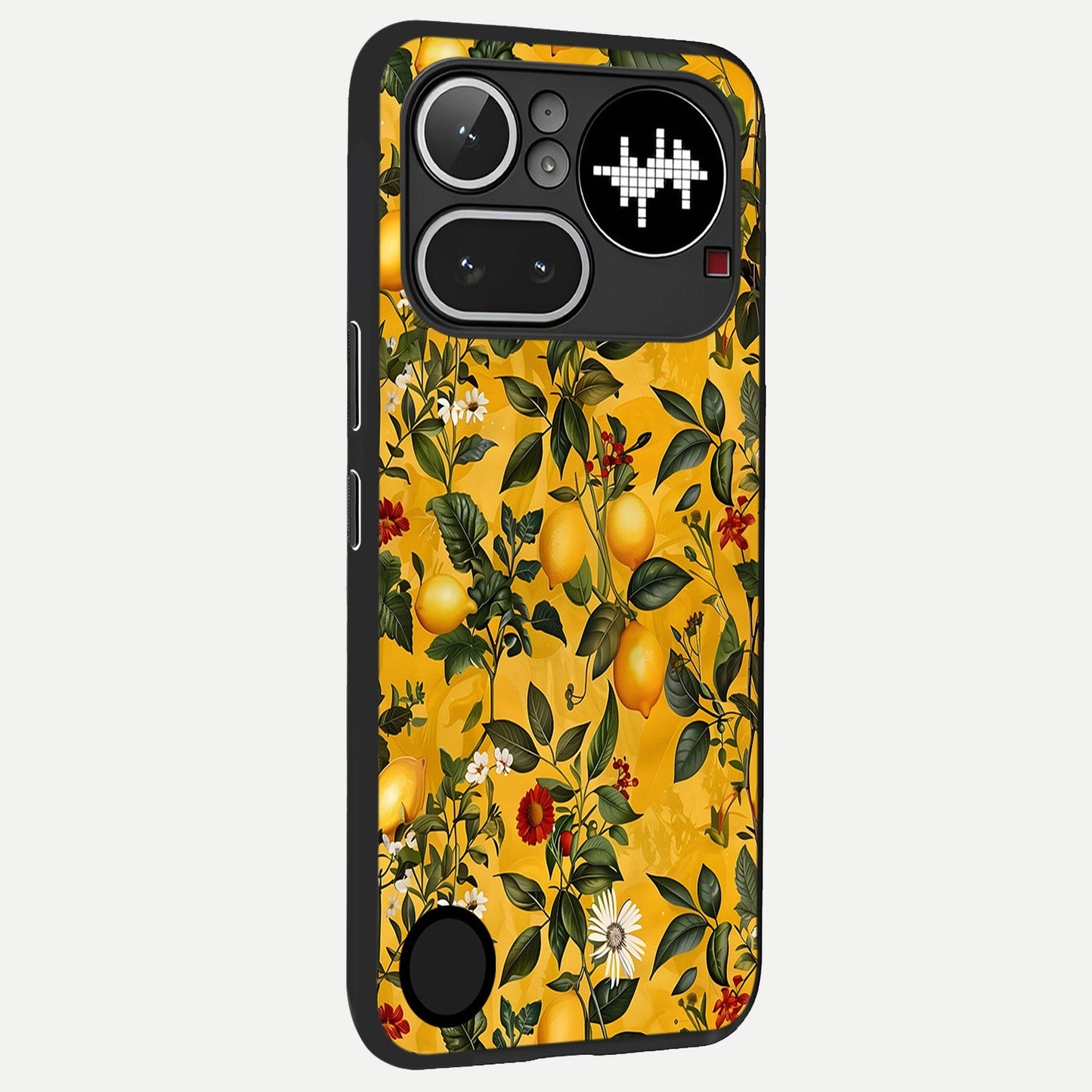 Golden Lemon Field back cover For Nothing Phone 4A Pro slim fit glass case with vibrant aesthetic design