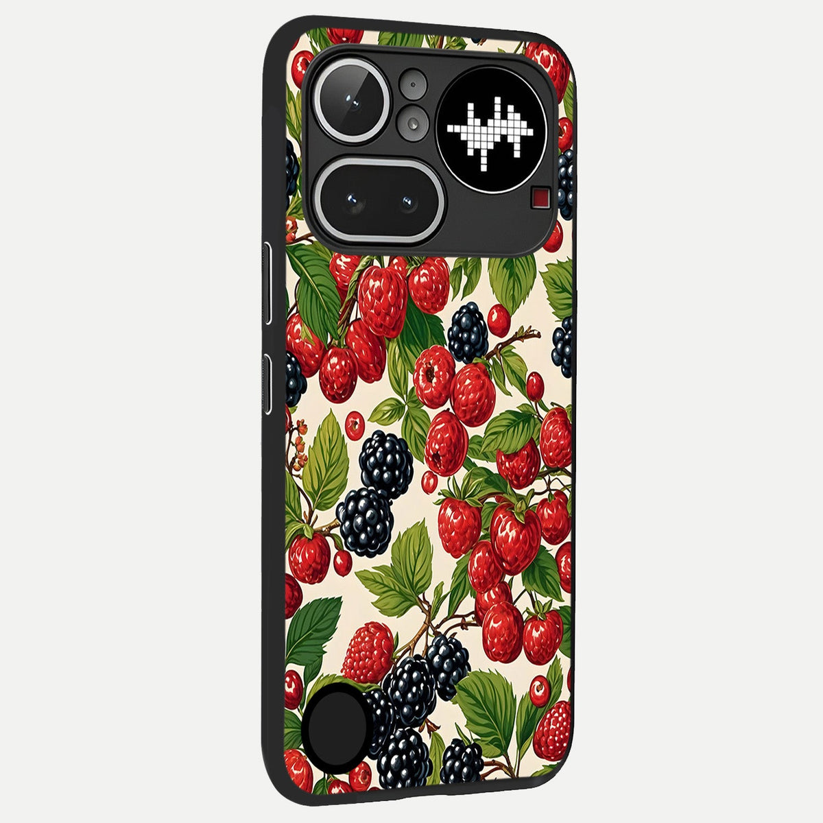 Mixed Berry Collage back cover For Nothing Phone 4A Pro slim fit glass case with vibrant aesthetic design