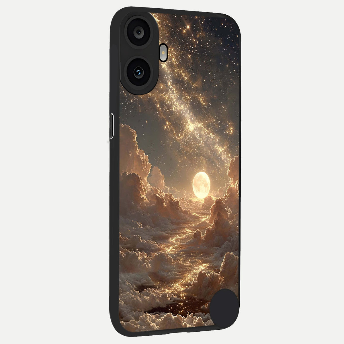 Golden Sky Dream back cover For CMF Phone 1 slim fit glass case with vibrant aesthetic design
