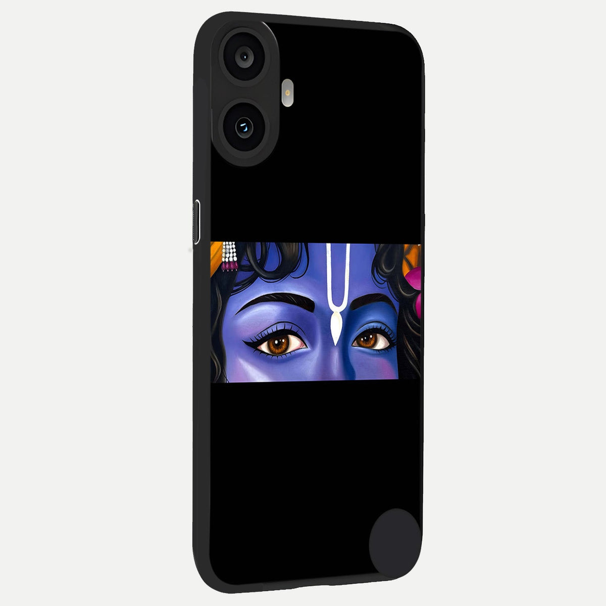 Krishna Eye back cover For CMF Phone 1 slim fit glass case with vibrant aesthetic design