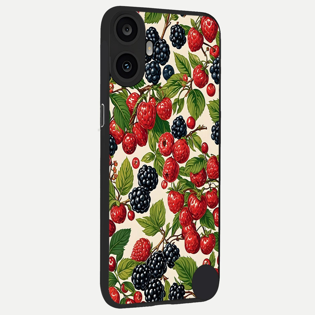 Mixed Berry Collage back cover For CMF Phone 1 slim fit glass case with vibrant aesthetic design