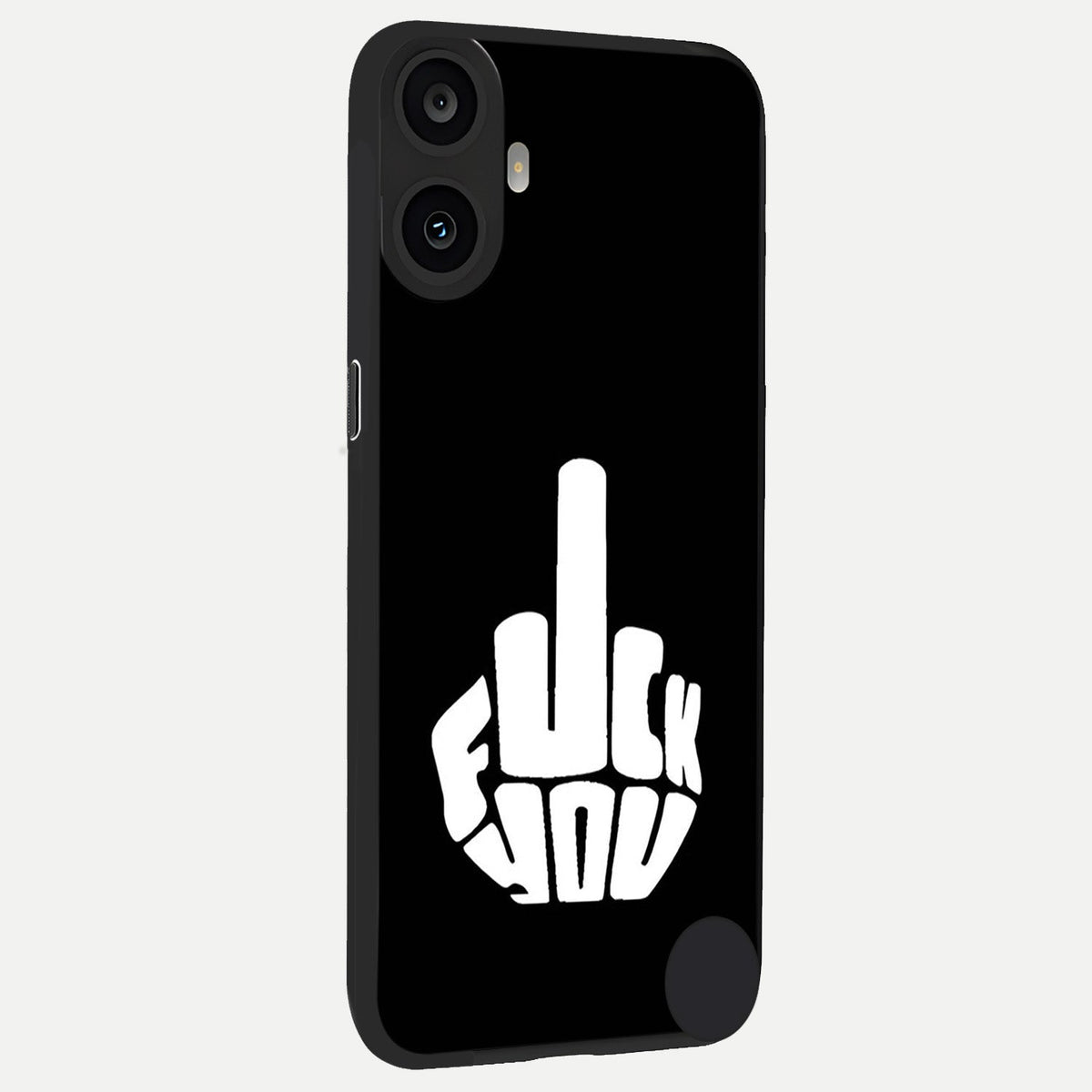 Rebel Mode On back cover For CMF Phone 1 slim fit glass case with vibrant aesthetic design