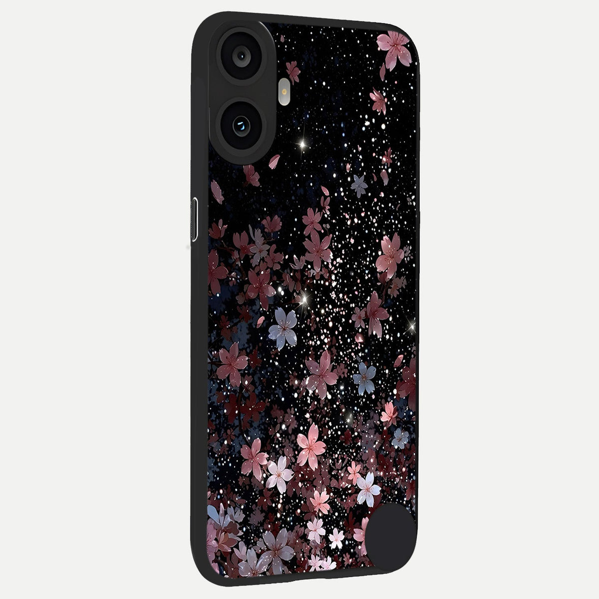 Starlit Flower Dreams back cover For CMF Phone 1 slim fit glass case with vibrant aesthetic design