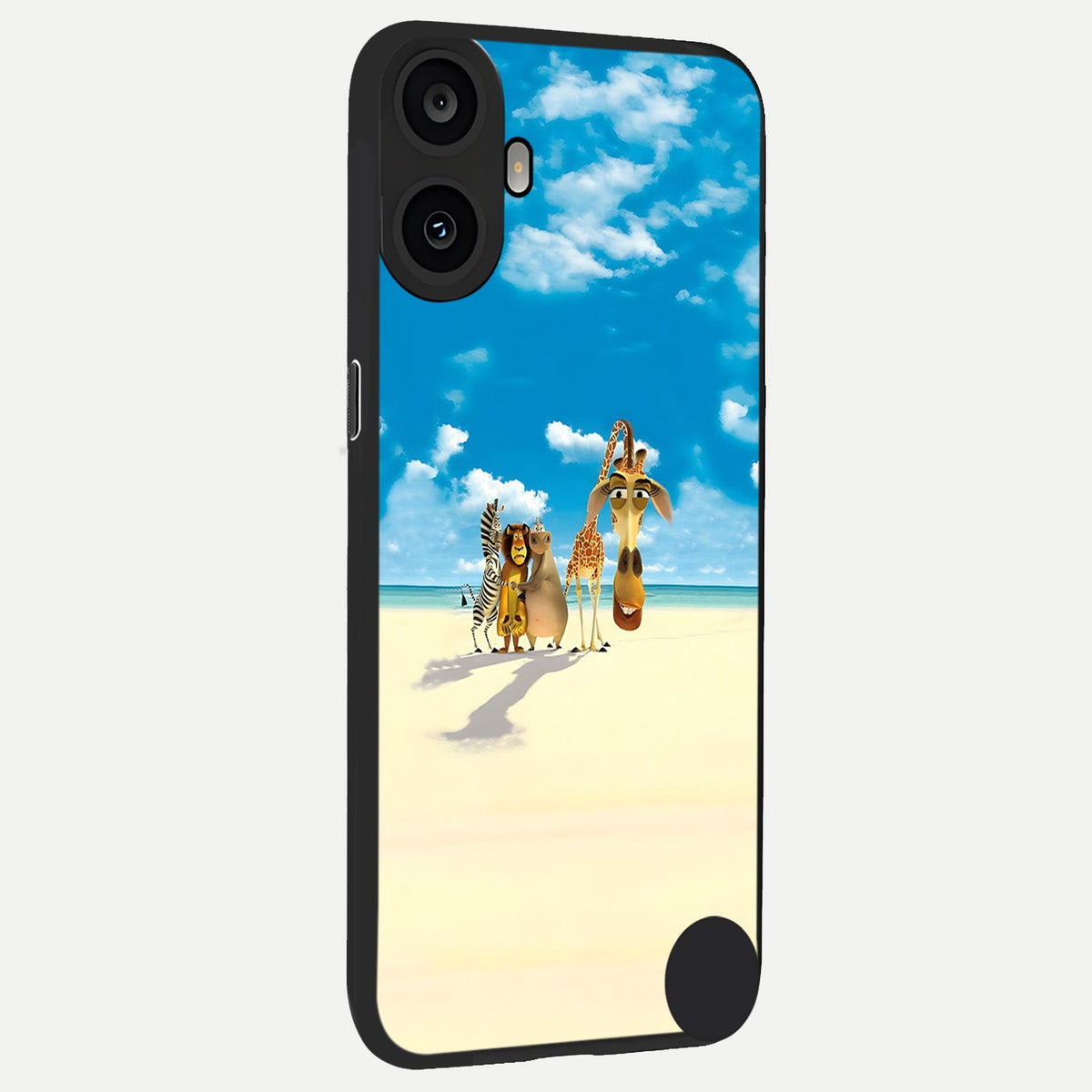 Tropical Fun Squad back cover For CMF Phone 1 slim fit glass case with vibrant aesthetic design