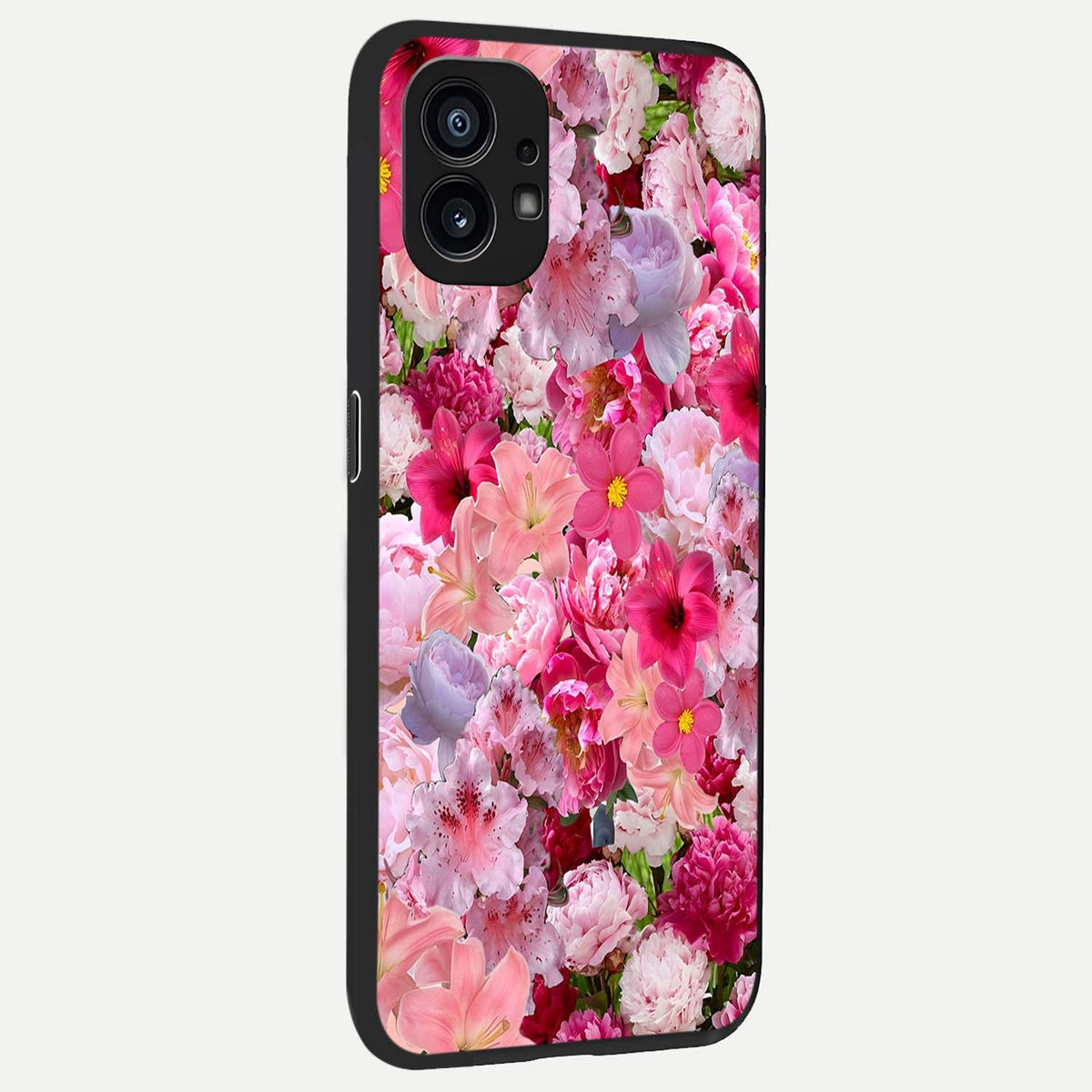 Bloom Crush Fantasy back cover For Nothing Phone 1 slim fit glass case with vibrant aesthetic design