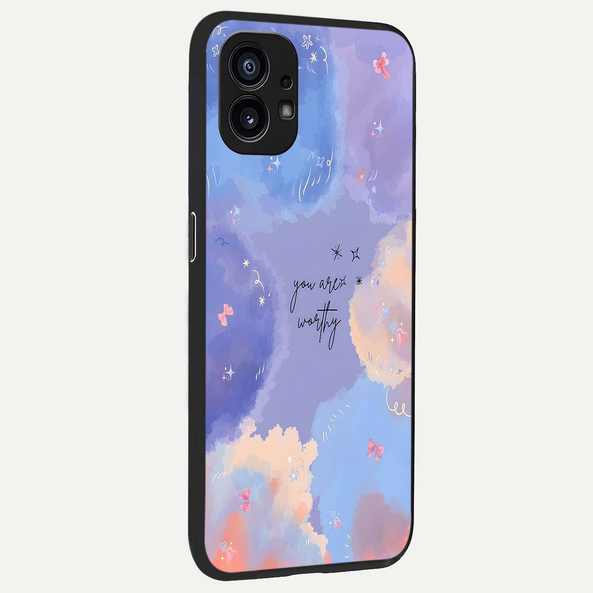 Celestial Cloud Magic back cover For Nothing Phone 1 slim fit glass case with vibrant aesthetic design