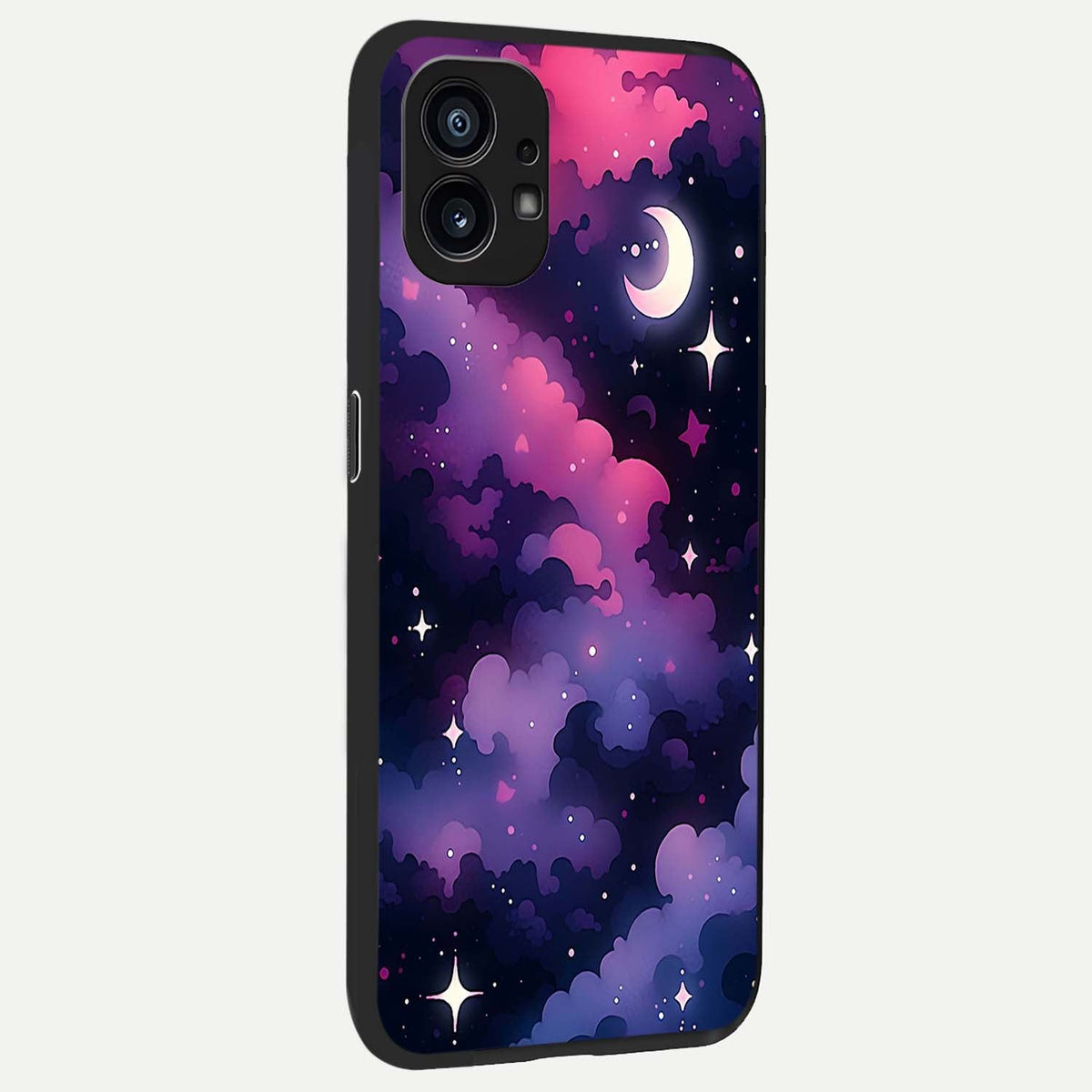 Celestial Moon Magic back cover For Nothing Phone 1 slim fit glass case with vibrant aesthetic design