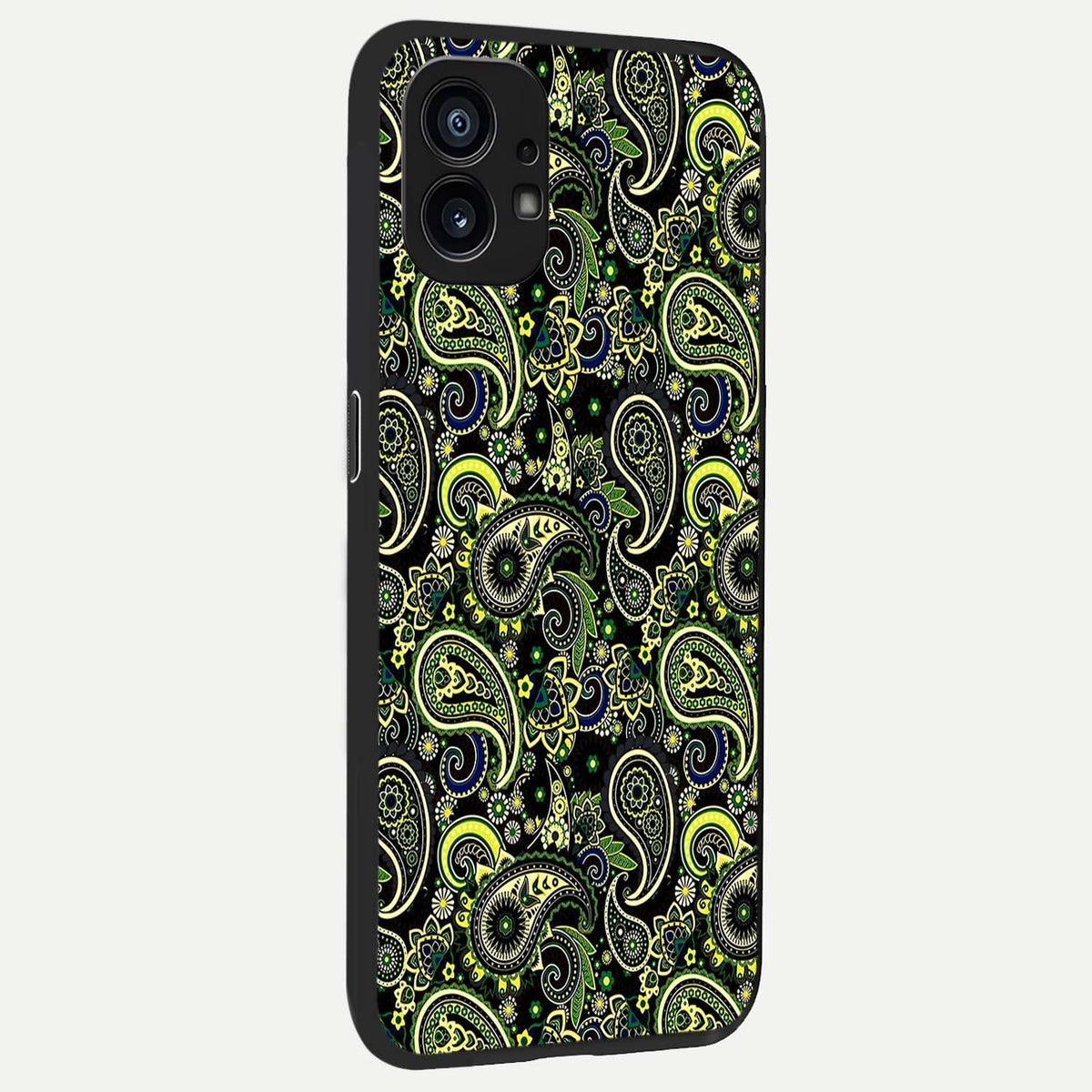 Green Lemon back cover For Nothing Phone 1 slim fit glass case with vibrant aesthetic design