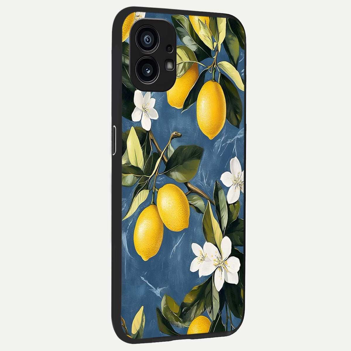 Lemon Dream Garden back cover For Nothing Phone 1 slim fit glass case with vibrant aesthetic design