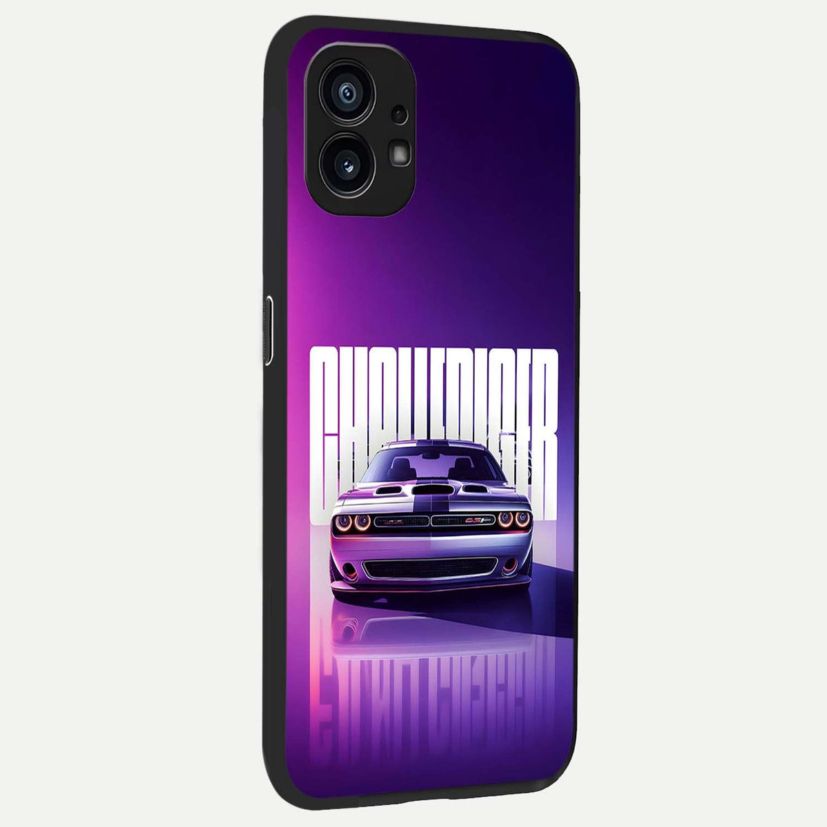 Midnight Muscle Ride back cover For Nothing Phone 1 slim fit glass case with vibrant aesthetic design