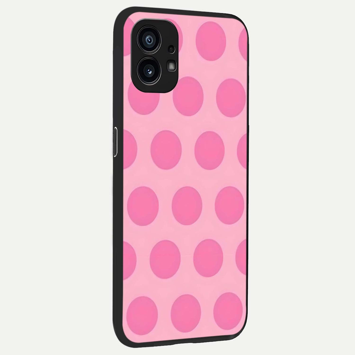 Sweet Dot Dreams back cover For Nothing Phone 1 slim fit glass case with vibrant aesthetic design