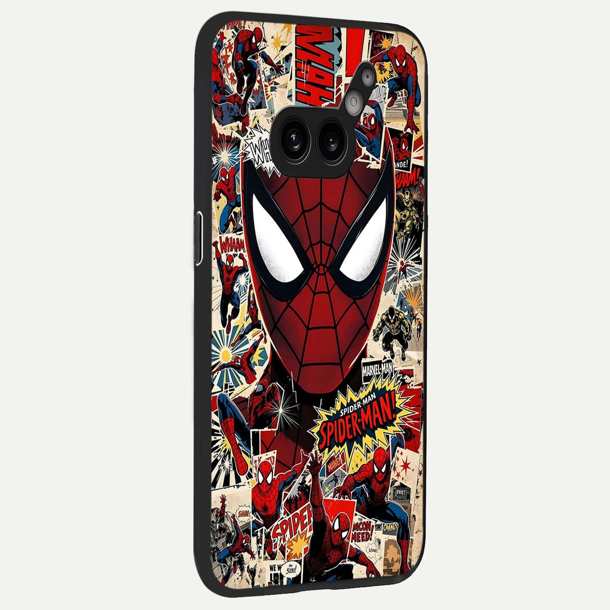 Aesthetic Wonder Spider back cover For Nothing Phone 2A Plus slim fit glass case with vibrant aesthetic design