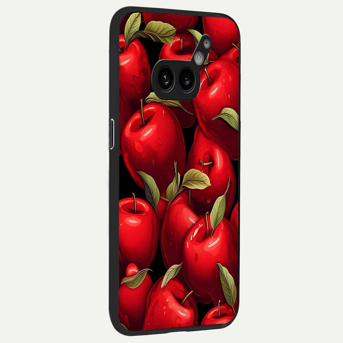 Apple Pattern back cover For Nothing Phone 2A Plus slim fit glass case with vibrant aesthetic design