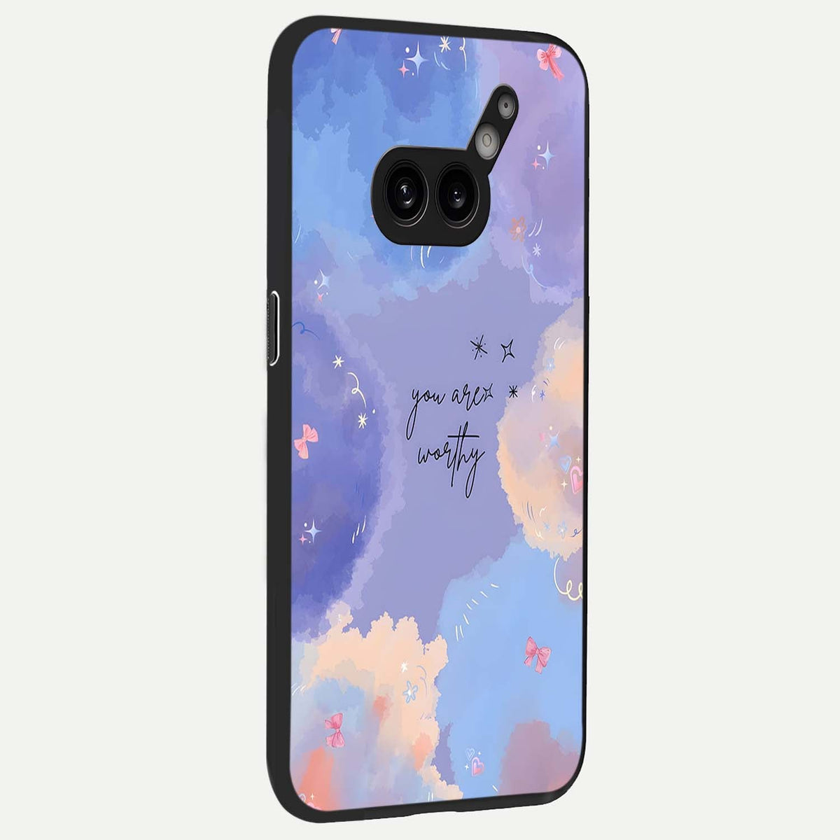 Celestial Cloud Magic back cover For Nothing Phone 2A Plus slim fit glass case with vibrant aesthetic design
