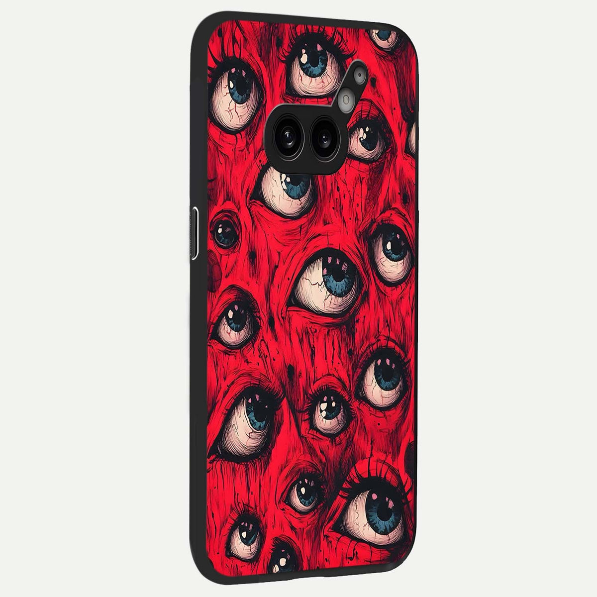 Crimson Watch Eyes back cover For Nothing Phone 2A Plus slim fit glass case with vibrant aesthetic design