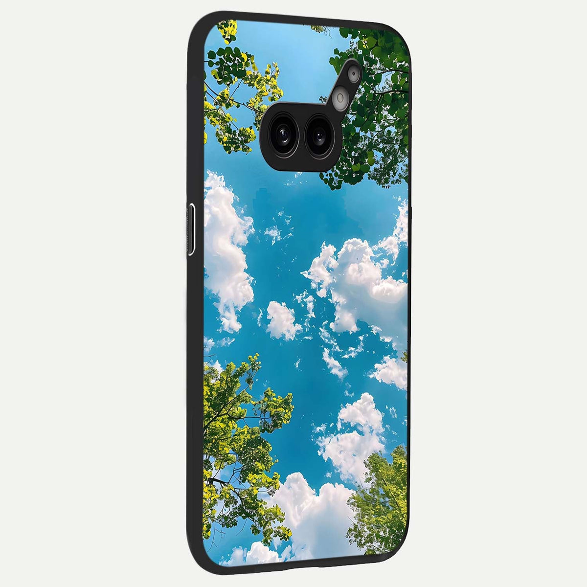 Green Moon Energy back cover For Nothing Phone 2A Plus slim fit glass case with vibrant aesthetic design