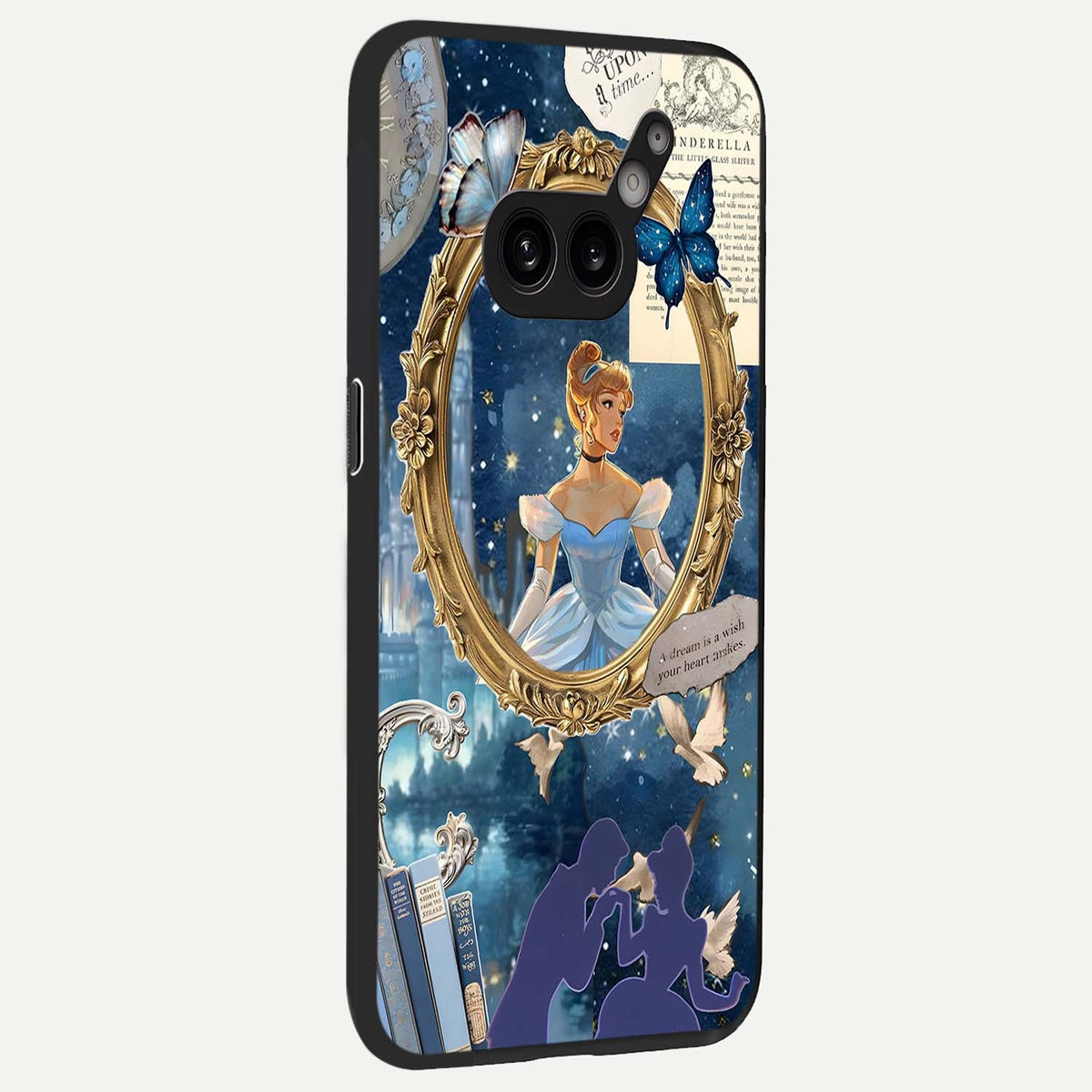Midnight Queen back cover For Nothing Phone 2A Plus slim fit glass case with vibrant aesthetic design