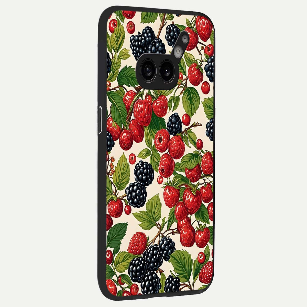 Mixed Berry Collage back cover For Nothing Phone 2A Plus slim fit glass case with vibrant aesthetic design