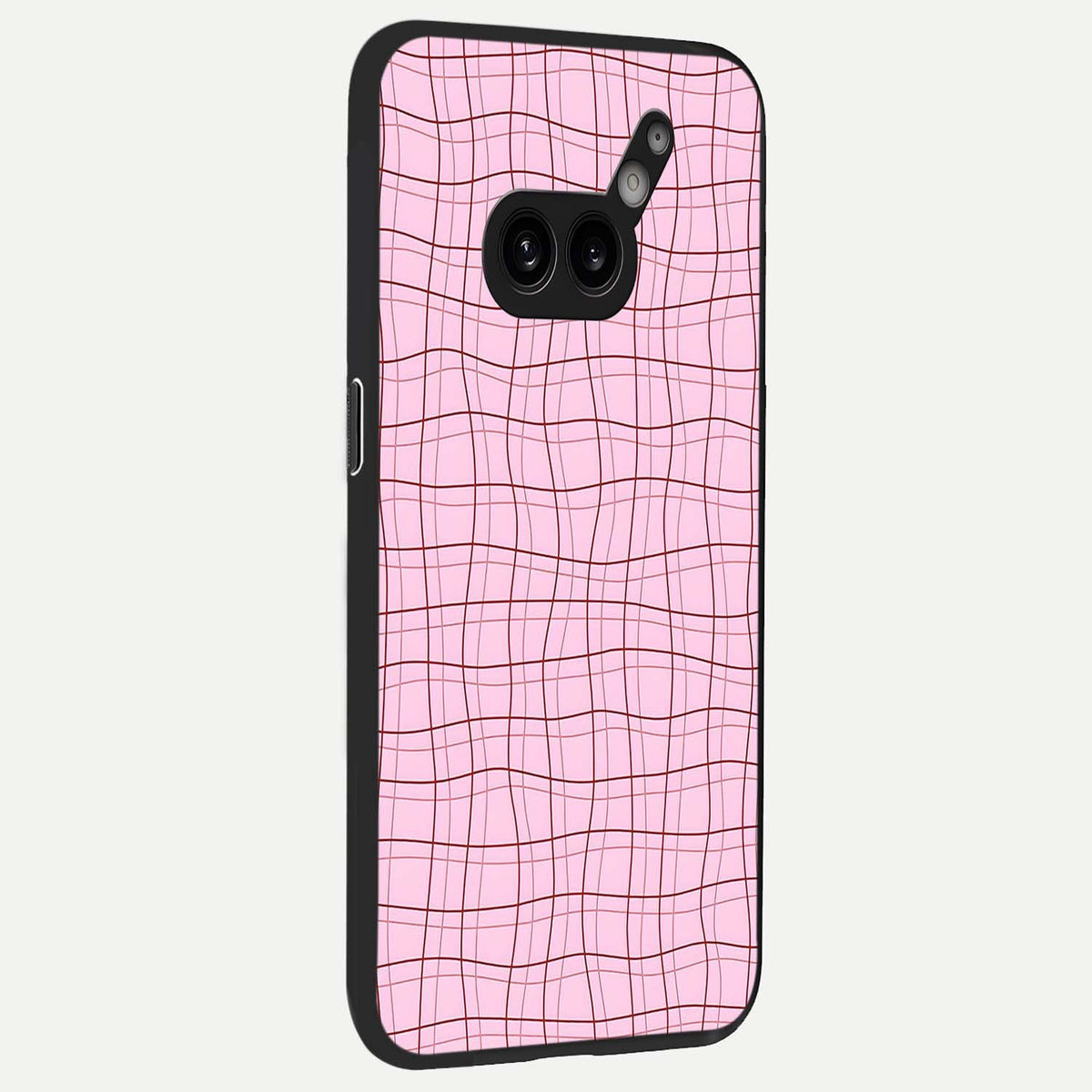 Soft Grid Bliss back cover For Nothing Phone 2A Plus slim fit glass case with vibrant aesthetic design