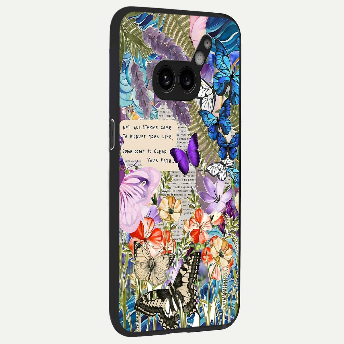Storm Path Bloom back cover For Nothing Phone 2A Plus slim fit glass case with vibrant aesthetic design
