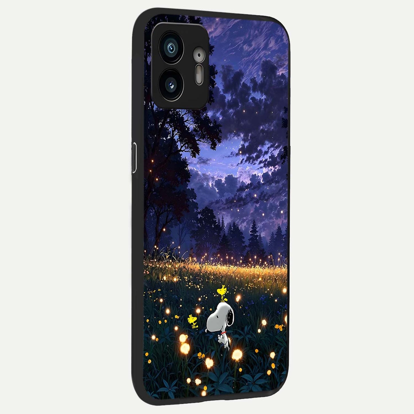 Firefly Meadow Magic back cover For Nothing Phone 2 slim fit glass case with vibrant aesthetic design