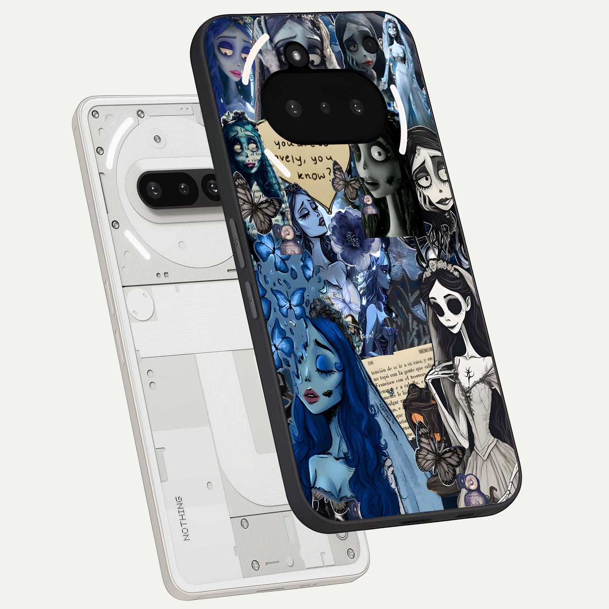 Corpse Bride Posters back cover For Nothing Phone 3A slim fit glass case with vibrant aesthetic design
