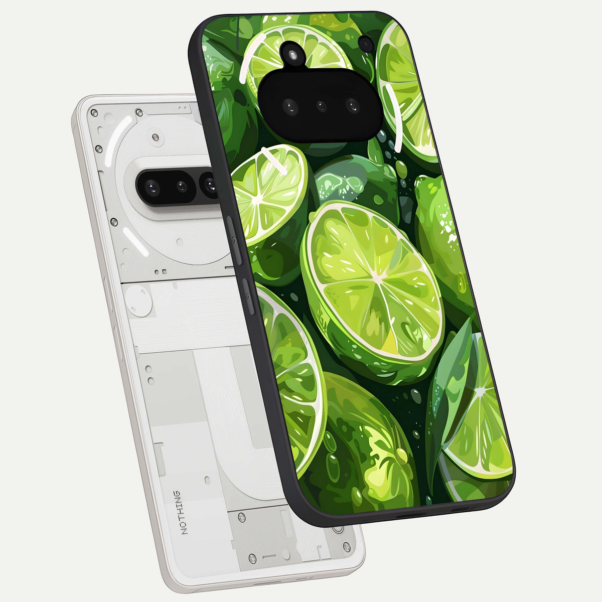 Green Kawasaki back cover For Nothing Phone 3A slim fit glass case with vibrant aesthetic design