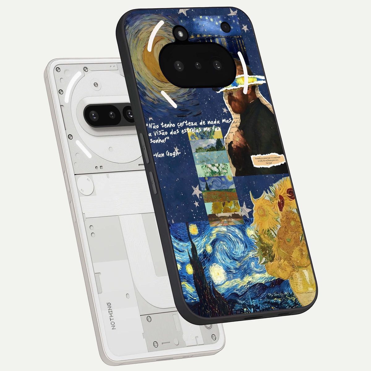 Starry Dream Vision back cover For Nothing Phone 3A slim fit glass case with vibrant aesthetic design