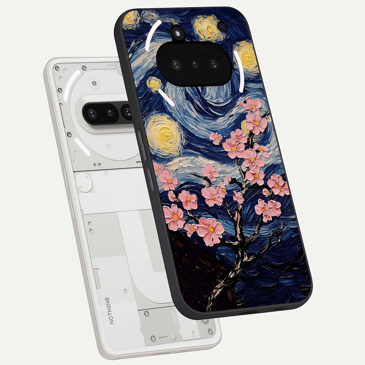 Van Gogh Scenery back cover For Nothing Phone 3A slim fit glass case with vibrant aesthetic design
