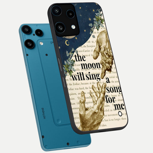 Aesthetic Divine phone case For Nothing Phone 3A Lite showing premium glass back cover with detailed artwork