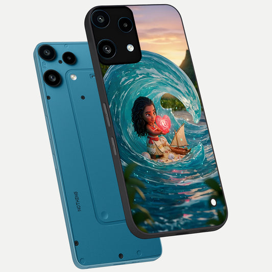 Heart of Ocean phone case For Nothing Phone 3A Lite showing premium glass back cover with detailed artwork