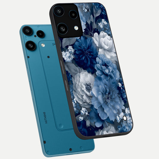 Royal Bloom Garden phone case For Nothing Phone 3A Lite showing premium glass back cover with detailed artwork