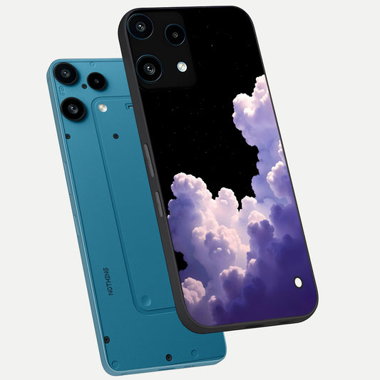 Starlit Night Whispers phone case For Nothing Phone 3A Lite showing premium glass back cover with detailed artwork