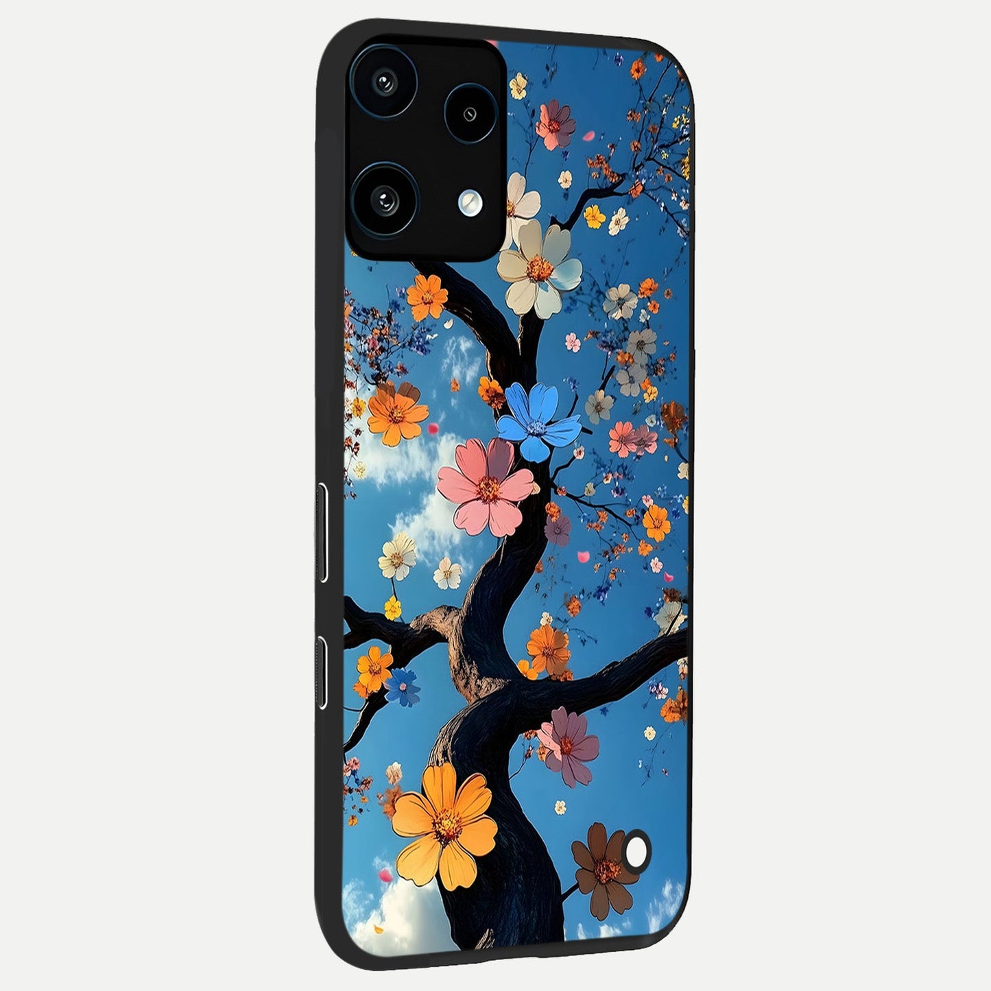 Blossom Dream Sky back cover For Nothing Phone 3A Lite slim fit glass case with vibrant aesthetic design