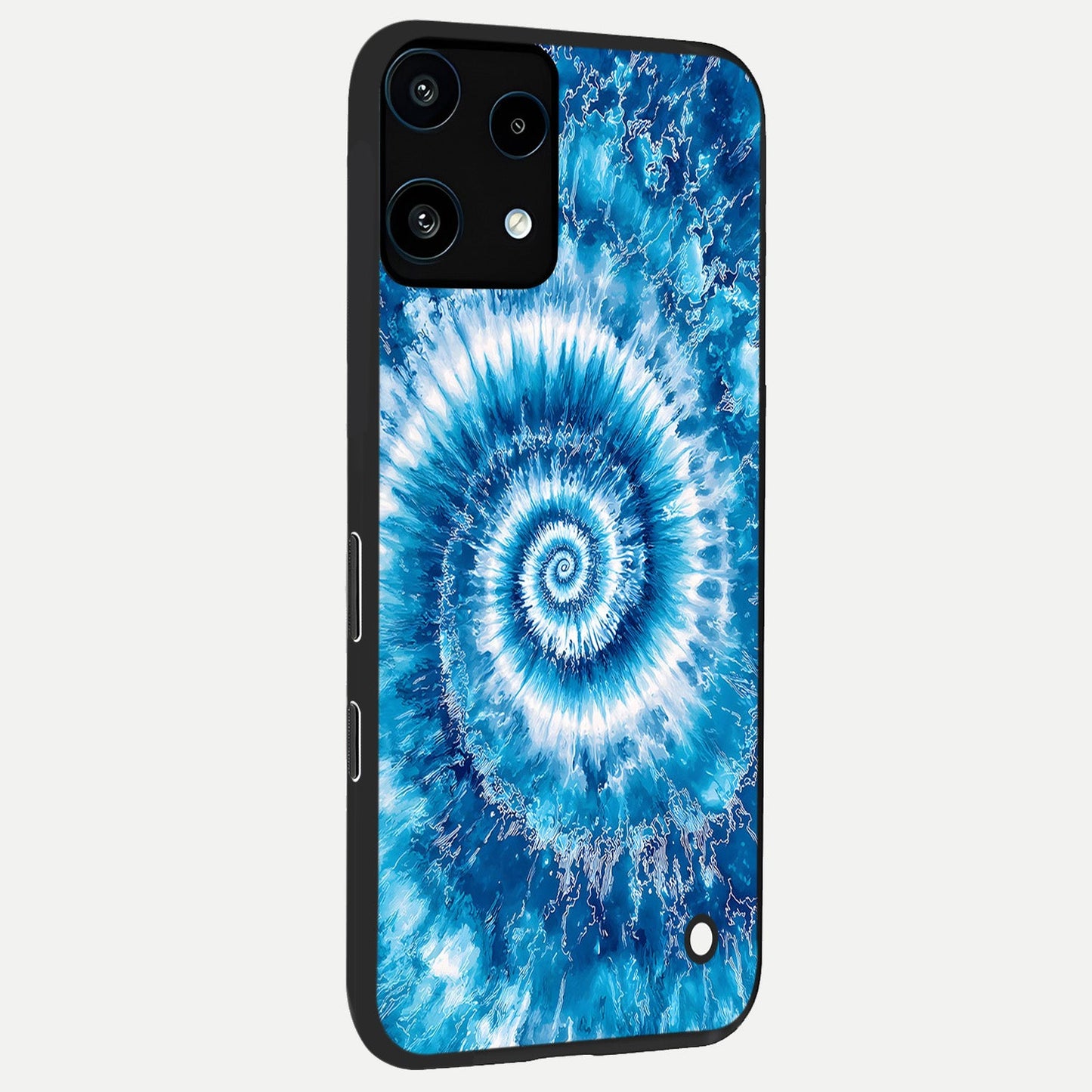 Blue Galaxy Wave back cover For Nothing Phone 3A Lite slim fit glass case with vibrant aesthetic design