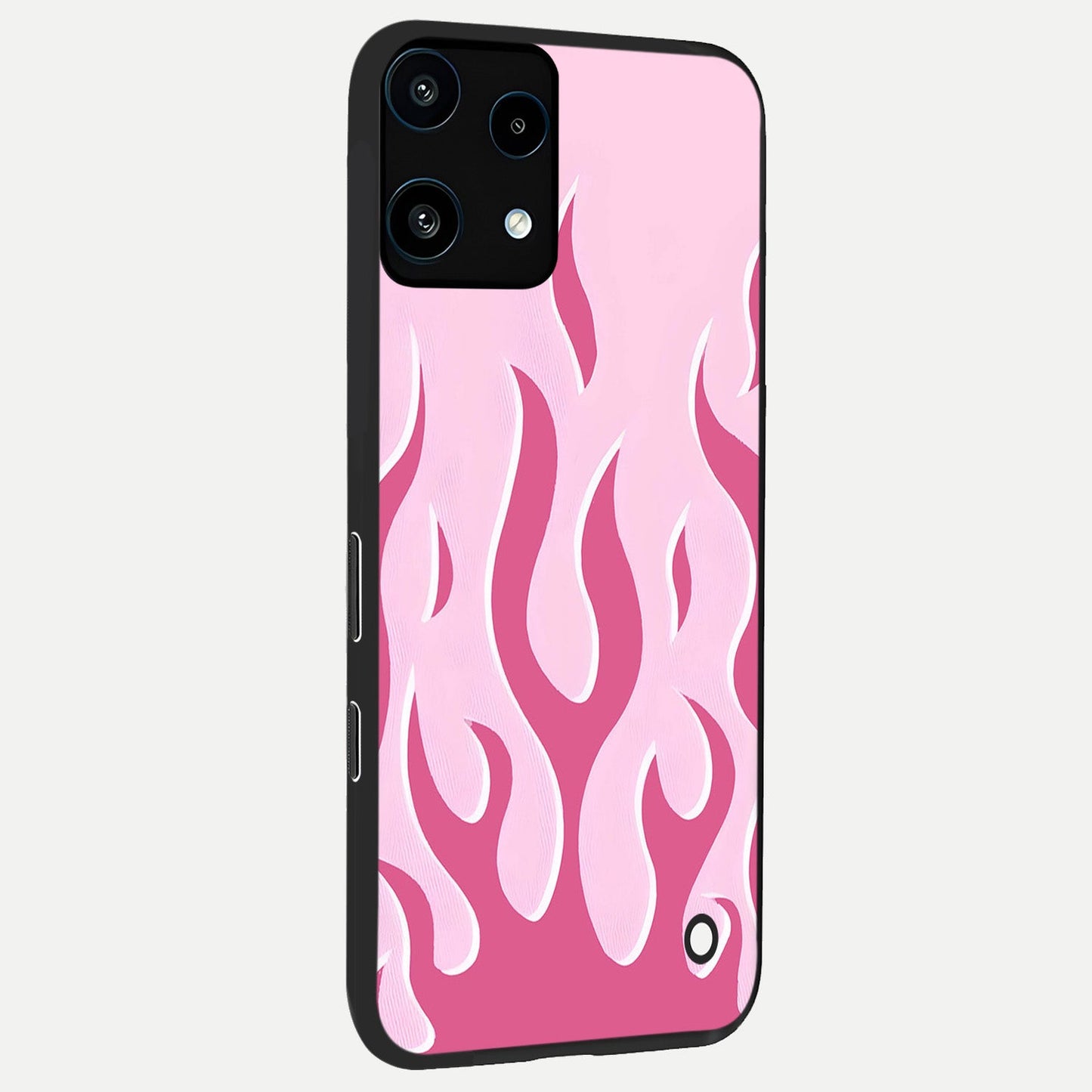 Blush Flame Energy back cover For Nothing Phone 3A Lite slim fit glass case with vibrant aesthetic design