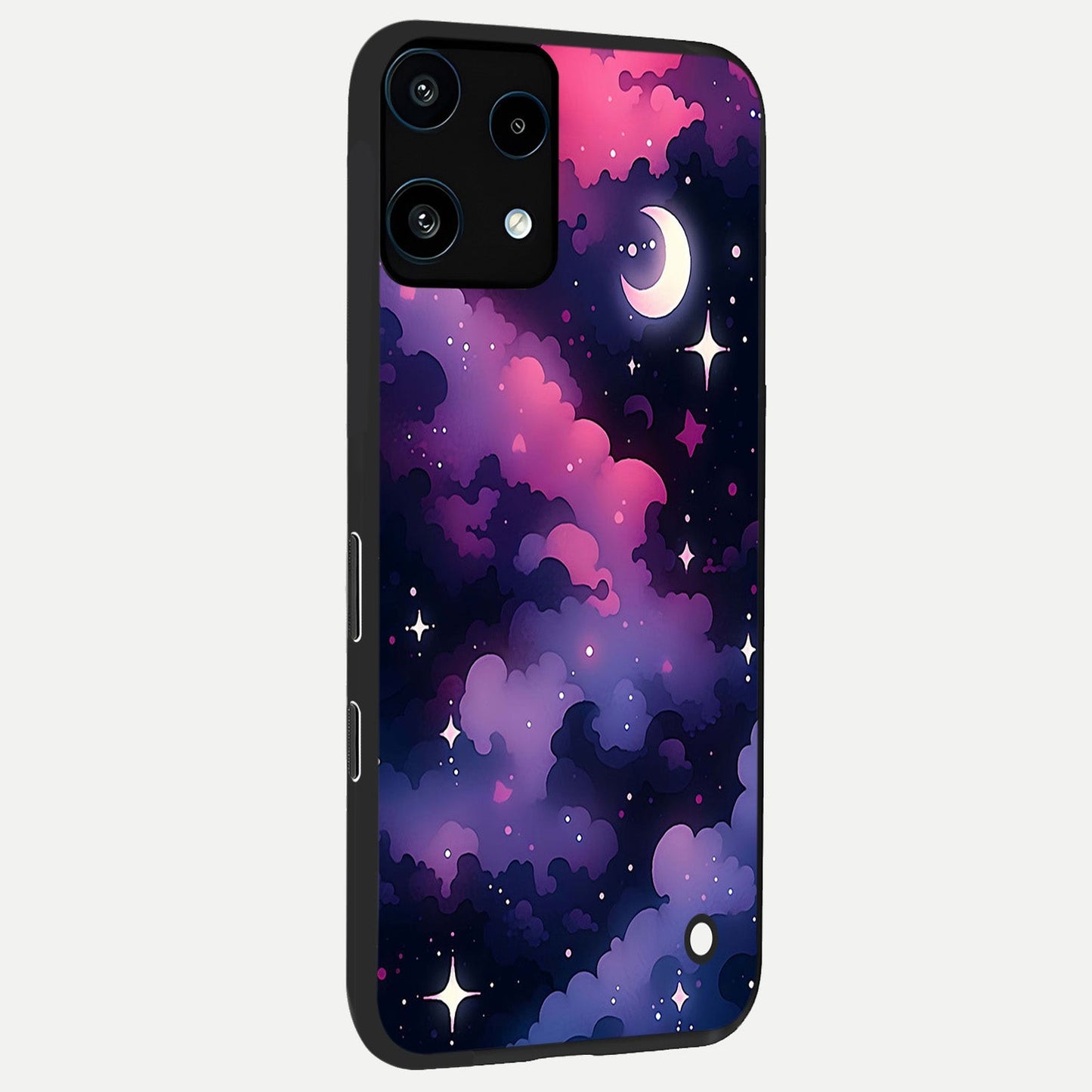Celestial Moon Magic back cover For Nothing Phone 3A Lite slim fit glass case with vibrant aesthetic design