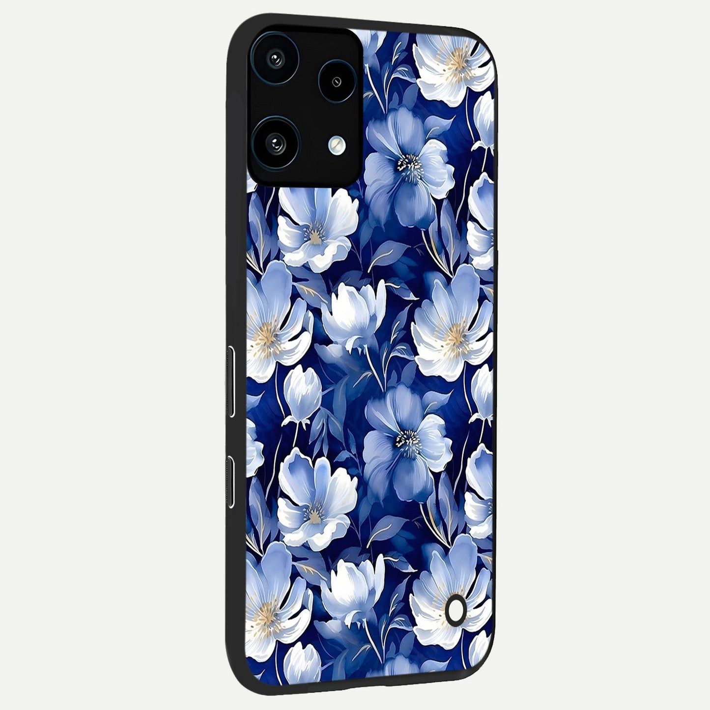 Cute Floral Patterns back cover For Nothing Phone 3A Lite slim fit glass case with vibrant aesthetic design