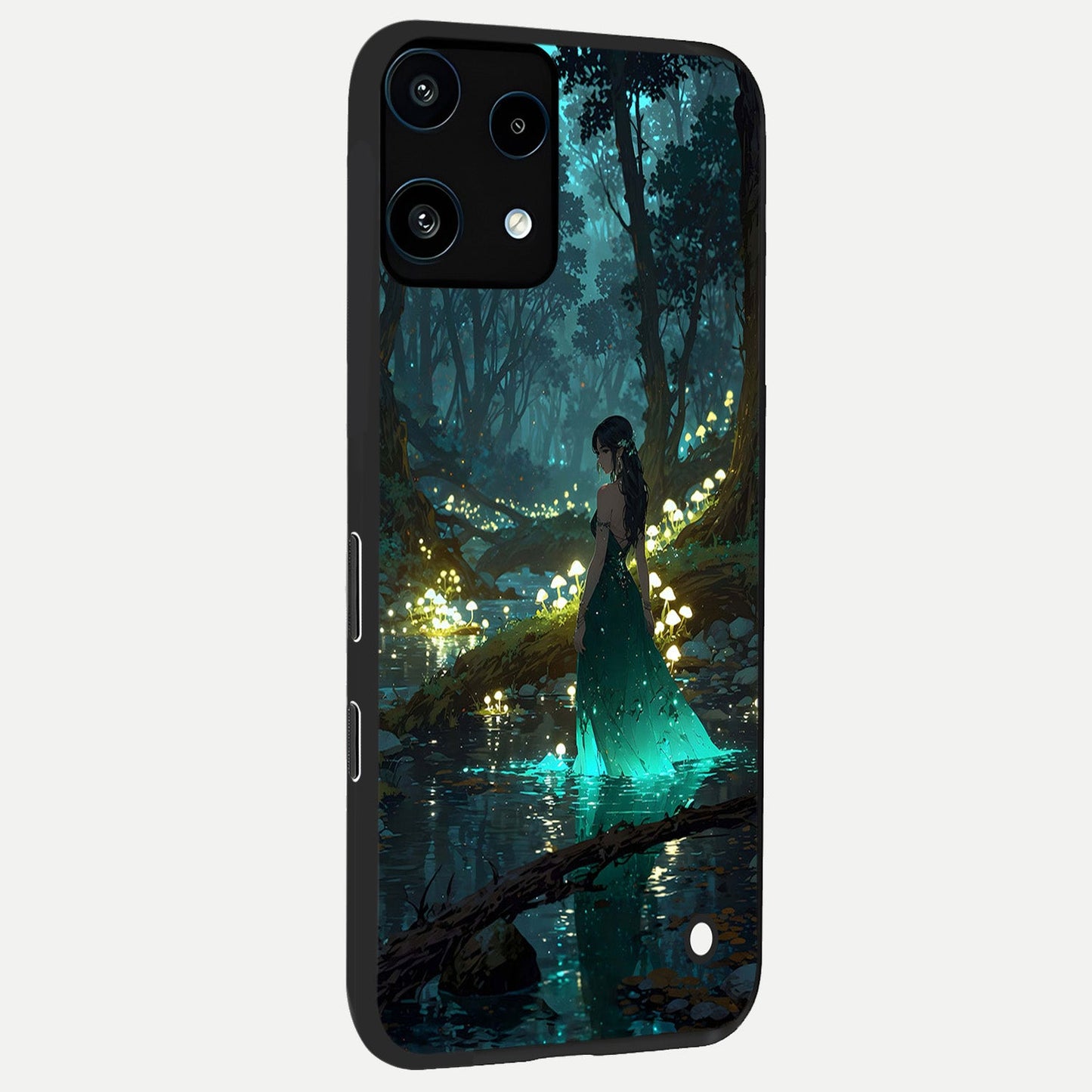 Enchanted Forest Glow back cover For Nothing Phone 3A Lite slim fit glass case with vibrant aesthetic design