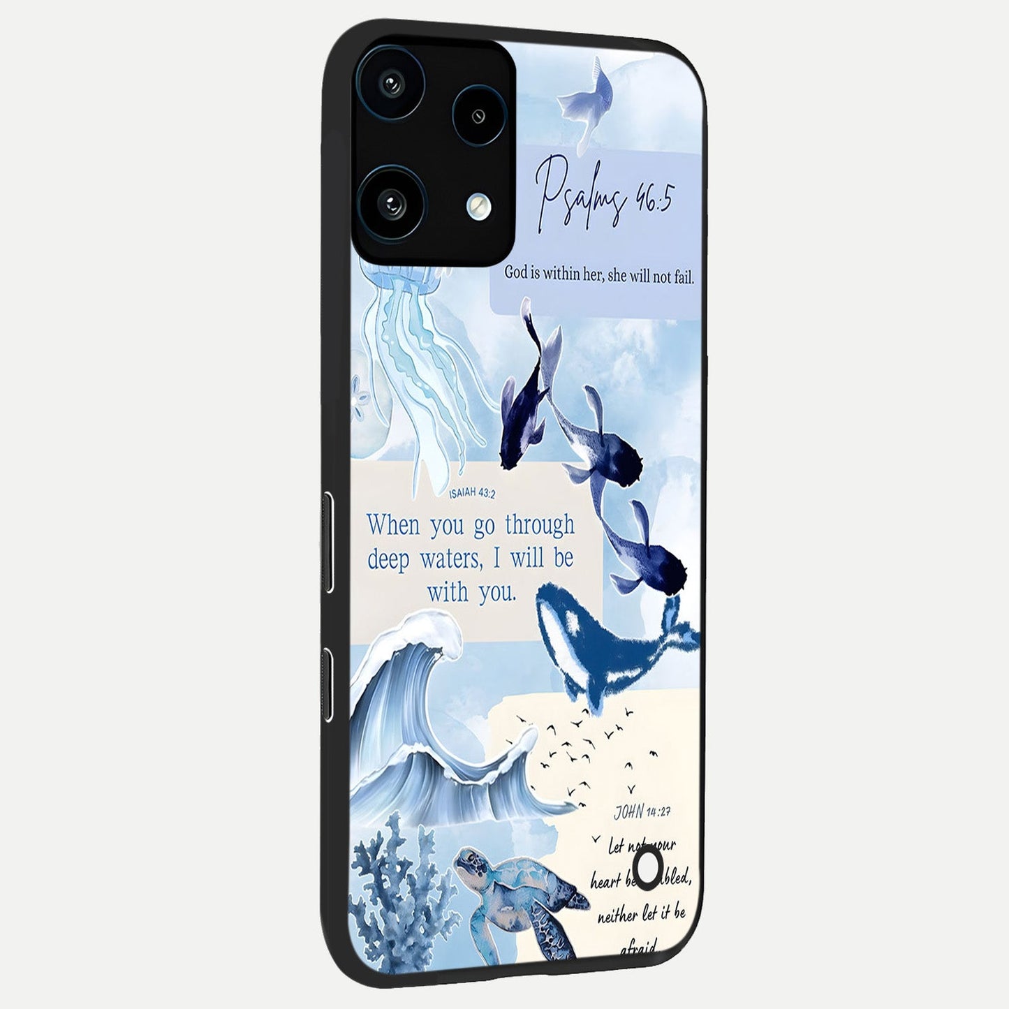 Faithful Ocean Promise back cover For Nothing Phone 3A Lite slim fit glass case with vibrant aesthetic design