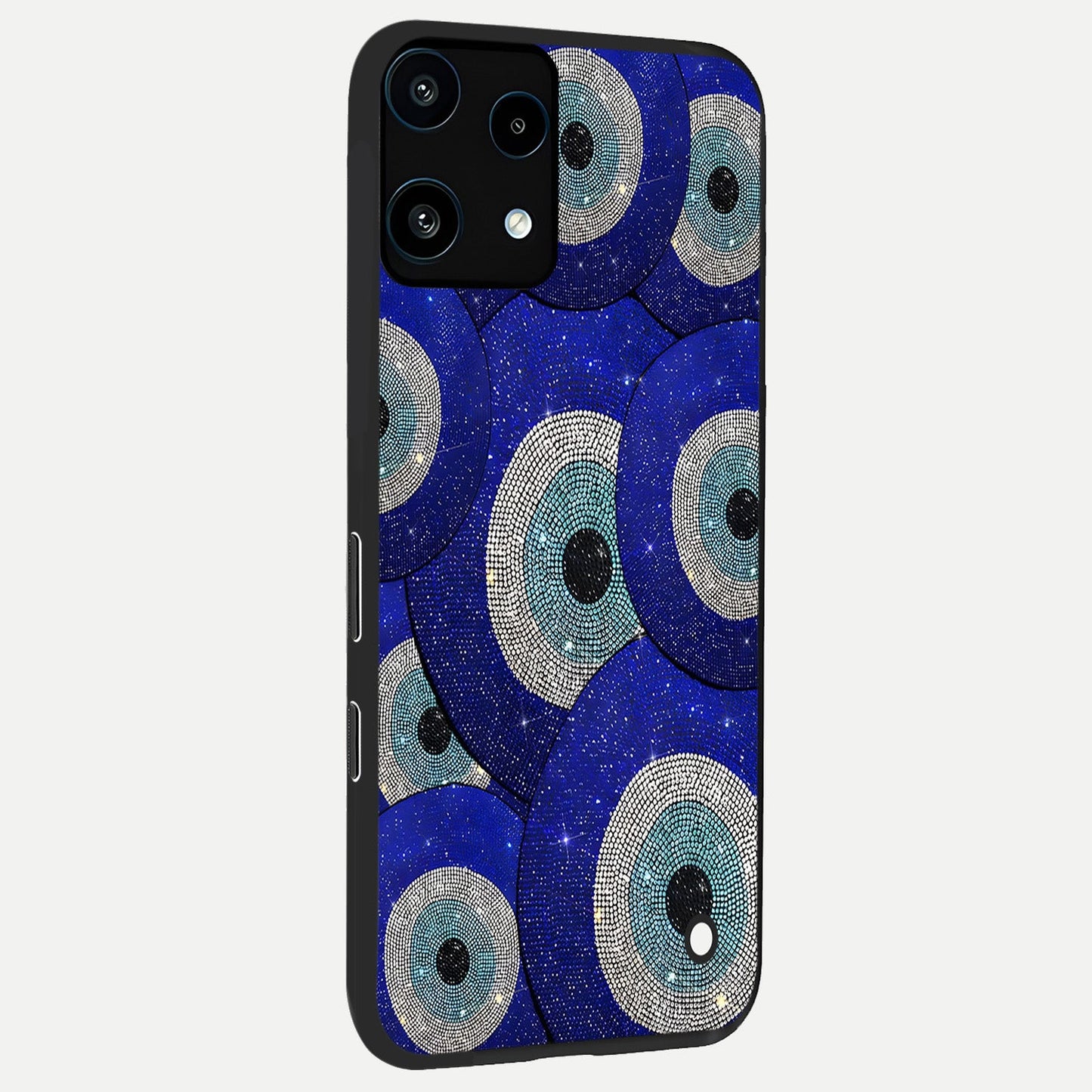 Galaxy Eye Flow back cover For Nothing Phone 3A Lite slim fit glass case with vibrant aesthetic design