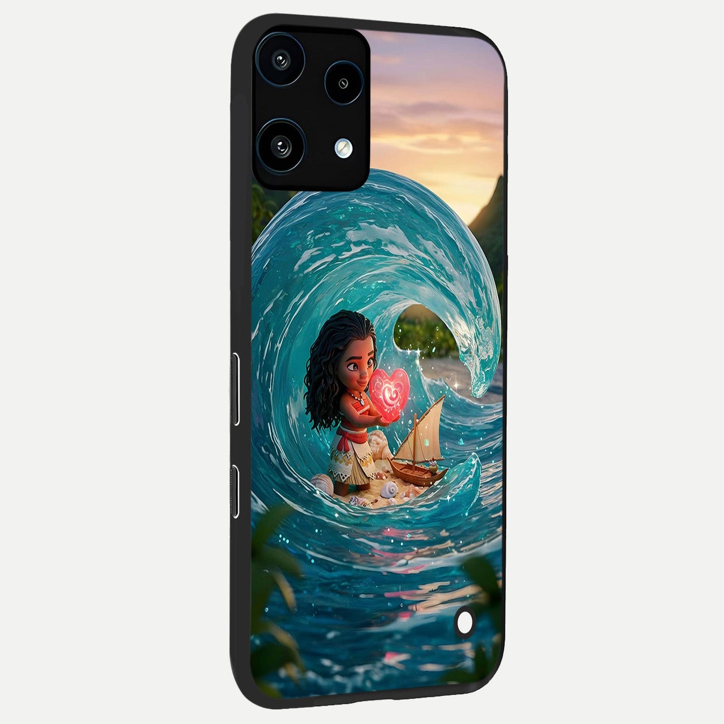 Heart of Ocean back cover For Nothing Phone 3A Lite slim fit glass case with vibrant aesthetic design