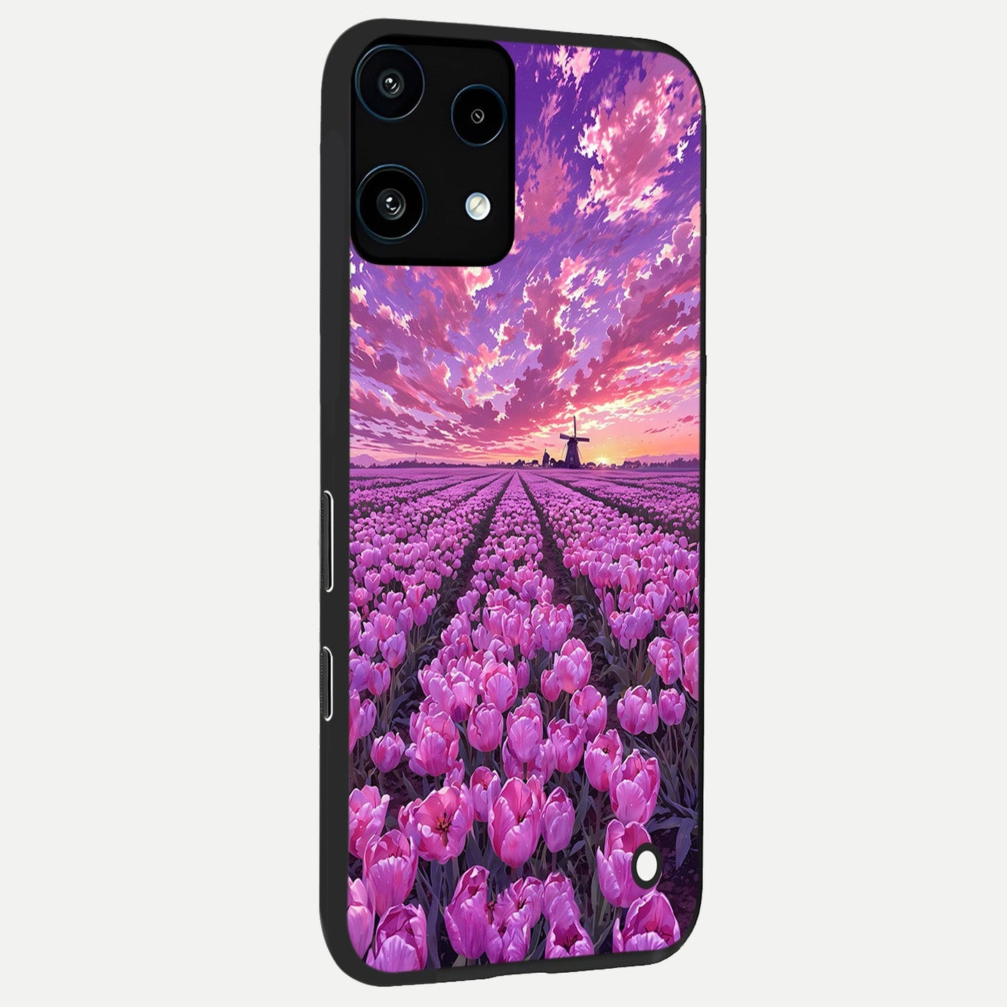 Lavender Dream Skies back cover For Nothing Phone 3A Lite slim fit glass case with vibrant aesthetic design