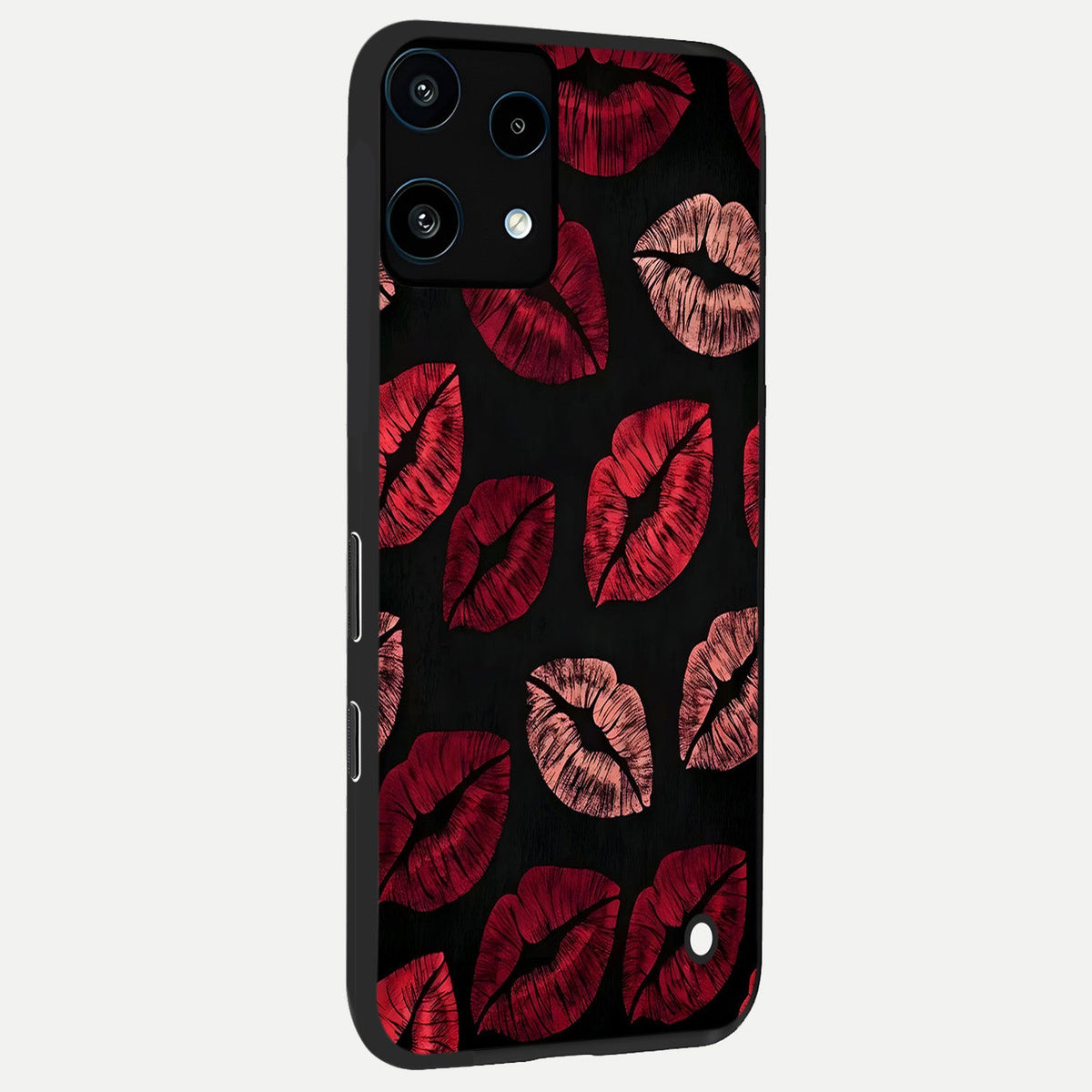 Midnight Kiss Love back cover For Nothing Phone 3A Lite slim fit glass case with vibrant aesthetic design